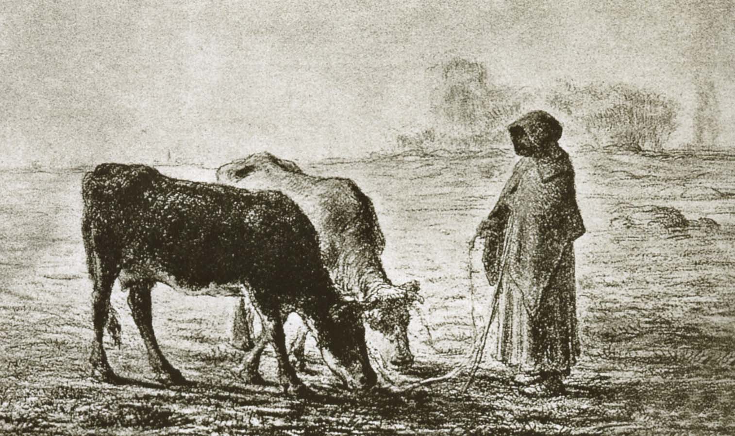 Jean Francois Millet Shepherdess